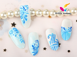 Qshy 4D Nail Art Series Hot Sale Texture Modeling UV Gel Polish