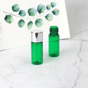 10ml cosmetic Green Plastic Bottle