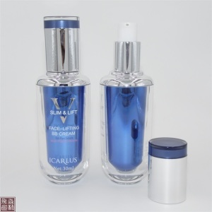 Tapered Acrylic airless bottle for foundation  CC cream