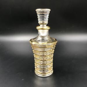 150ML Luxury Golden Painting Crystal Perfume Decanter OUD Oil Display Bottle