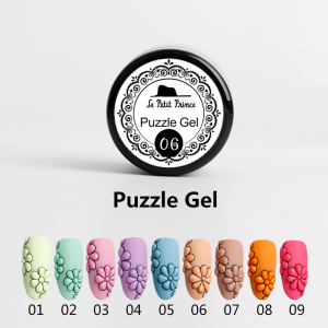 Wholesale oem/odm 9 colors professional quick dry puzzle modelling sugar nails 4d uv gel paint 