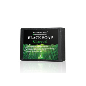 Neutriherbs Charcoal Black Soap For Acne and Blackhead