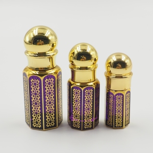 3ml 6ml 12ml Luxury Arabic Perfume Oil Bottles With Zamac Perfume Cap 