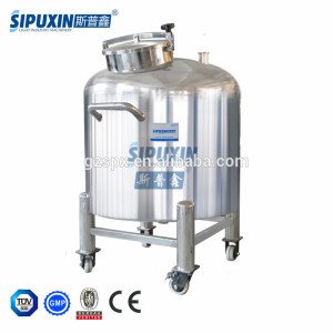 1000L Food Grade sealed type  Cover Storage Tank for tomato sauce 