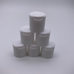 24/410  Plastic Flip Top Cap for shampoo and shower gel bottles