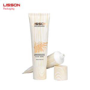 Cosmetic tube packaging for face wash