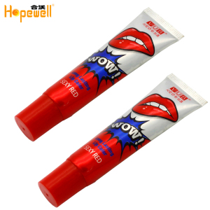 Wholesale small diameter plastic transparent lipgloss packaging tube
