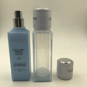 40ml Square acrylic airless bottle for cosmetics 