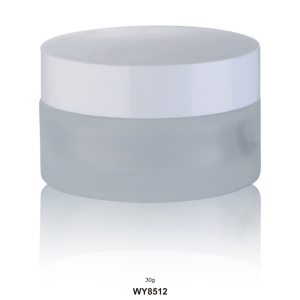 cosmetic packaging 30g 50g frosted glass cream jar for face eye