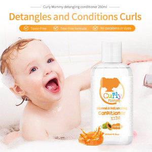 Curlymommy Kids Hair Organic Products Hair Conditioner Set Without Alcohol And Crutly Free