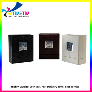 Custom Luxury Double Open Door Rigid Perfume Packaging Box