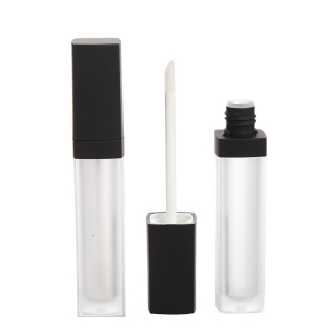 Square lip gloss tube container 
