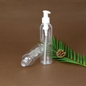 240ml Clear PET Bottle Plastic Spray Bottle for Shampoo