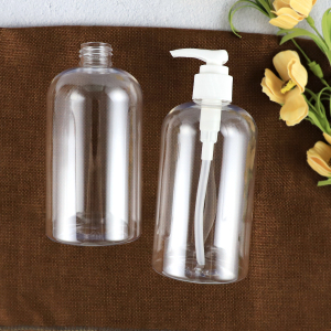 350ml Empty Clear Hand Sanitizer Bottle wiht Pump 