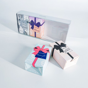 packaging box  cosmetic paper box    Transparent box