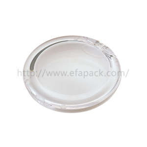 Makeup Fashion Design Round Compact Container with Clear Lid