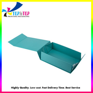 Custom Green Printing Foldable Magnetic Closuer Gift Box Wholesale