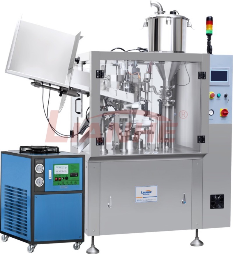 Automatic Aluminium Tube Filling and Sealing Machine for Cosmetic Toothpaste