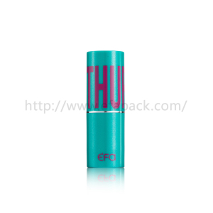 Makeup Plastic Round Lipstick with Collar