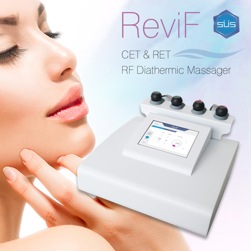 CET RET RF diathermic massager body shaping and accelerates healing