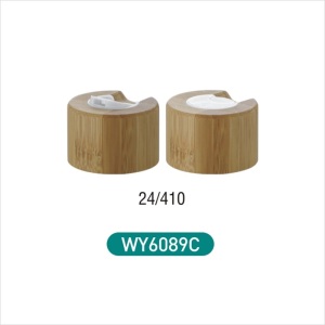 Winpack Hot Sale Accessories Lotion Jar Bamboo Cream Bottle Disc Caps 24 /410 