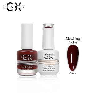 CX beauty 2 in 1 15ml Perfect Color Matching Sets Nail polish Soak Off Uv gel polish 