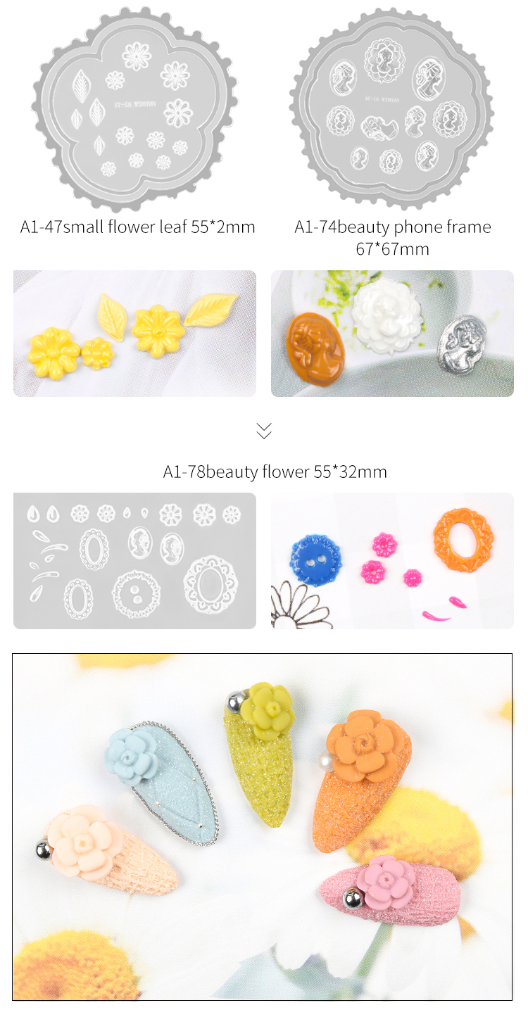 Hot sale 3D DIY Mold Gel DIY Jewelry And Diamond Molded Gel With Silicon Mold UV Gel 