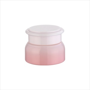 Winpack Custom Logo Painting Gradient Color Pink Cream Glass Jar Skin Care 