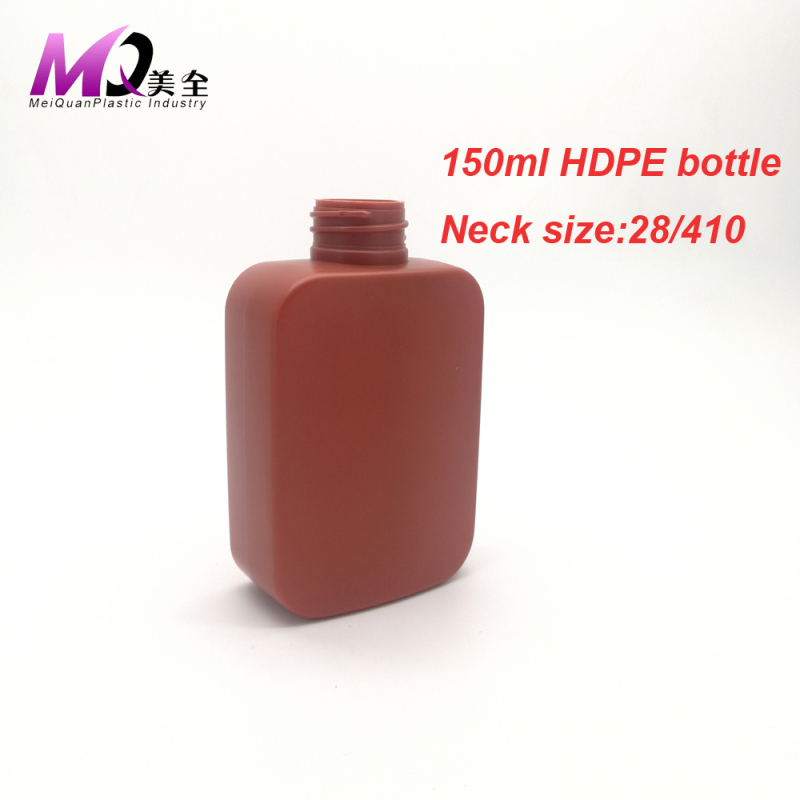 150ml square HDPE hand sanitizer bottle 