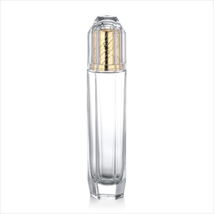 New design 30ml 40ml 80ml 110ml 130ml luxury fancy glass cosmetic lotion bottle 