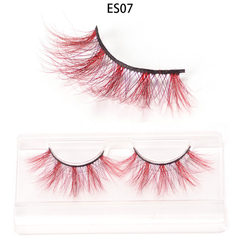 different color eyelash tweezers Full Strip Lashes eye lashes mink eyelashes vendor 