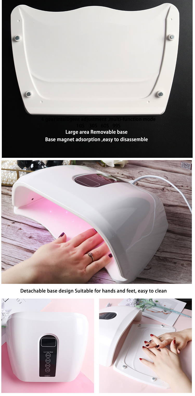 Hot sale 96w strong powerful nails dryer uv led nail lamp