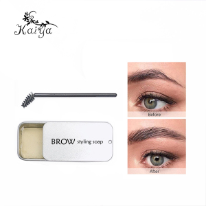 Private Label Wholesale 4D Eye Brow Gel Long Lasting Organic Vegan Clear Eyebrow Shaping Styling Soap Gel Wax 