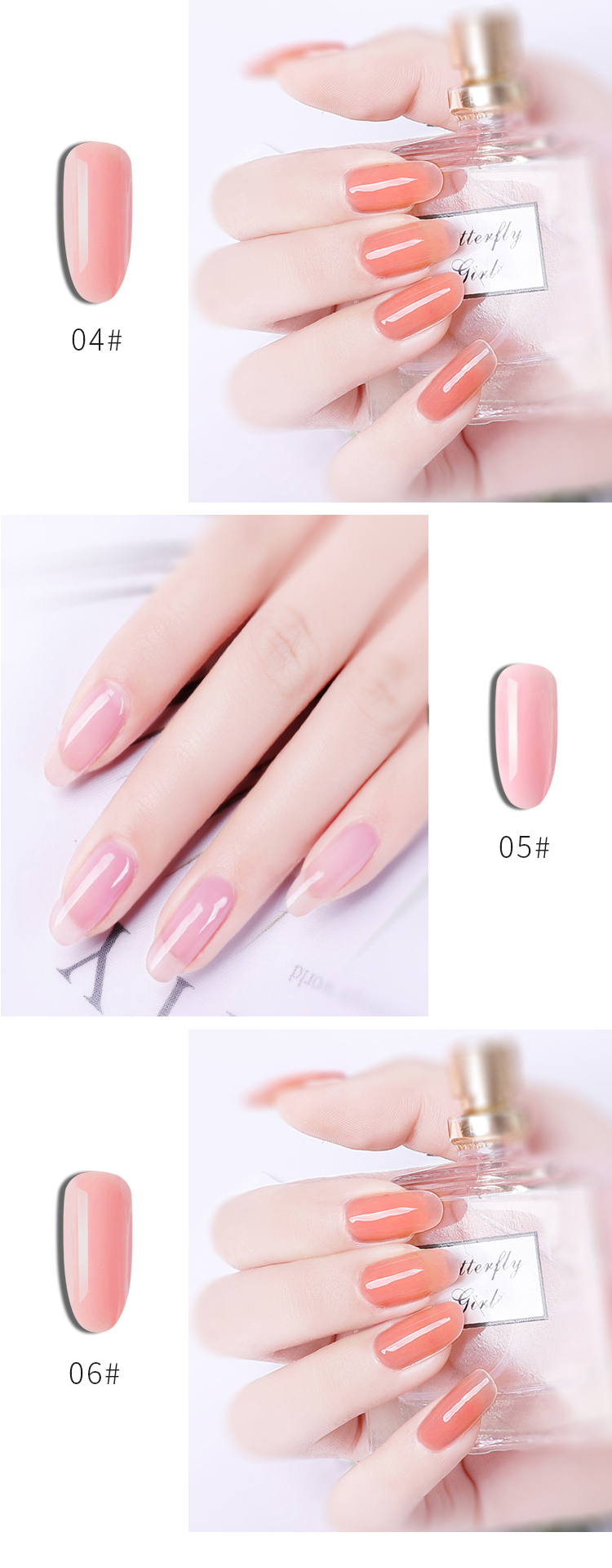 Hot sales poly gel nail kit gitter polygel for nail arts painting