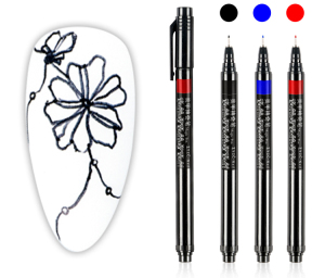 Hot sale easy apply nail art pen for nails drawing