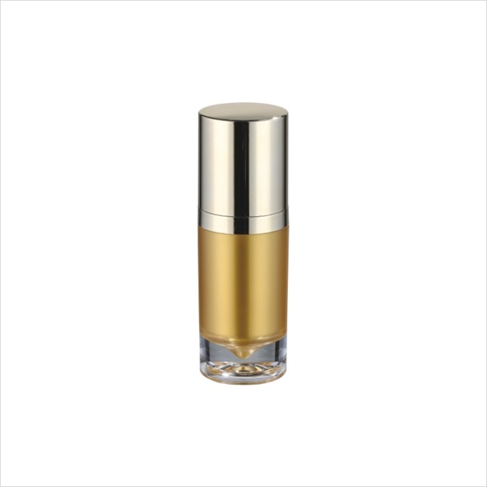 luxury cosmetic gold black 15ml 30ml 50ml 100ml acrylic body lotion pump bottle set and 15g 30g 50g face cream jar 