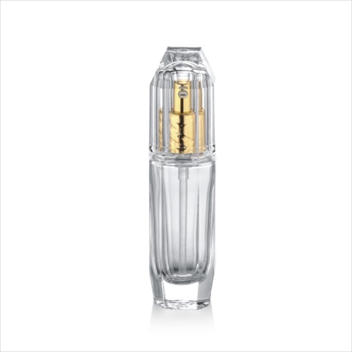 New design 30ml 40ml 80ml 110ml 130ml luxury fancy glass cosmetic lotion bottle 