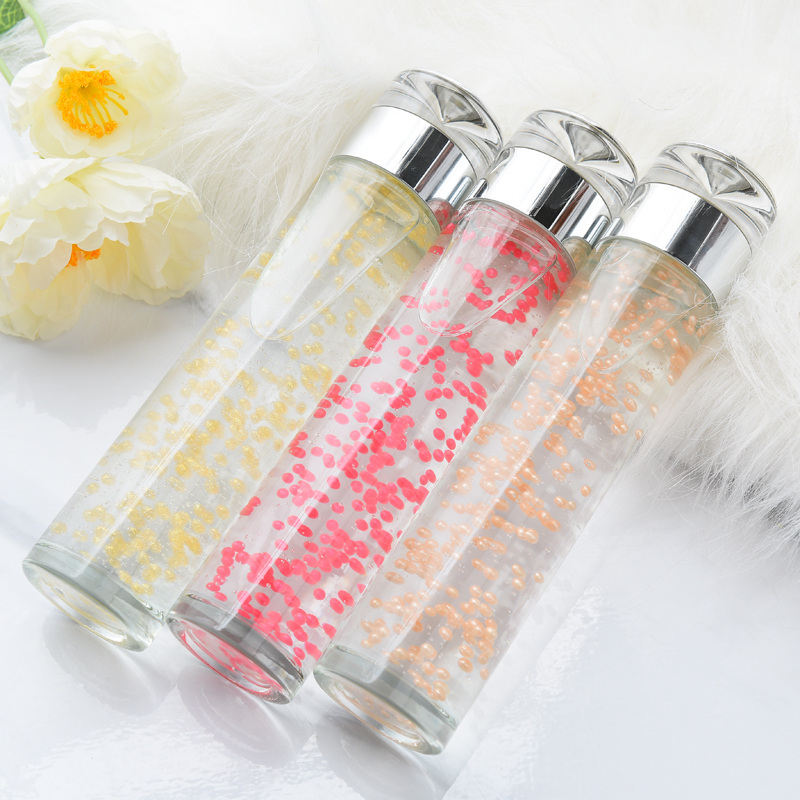 Radiance & whitening essence with shining particles