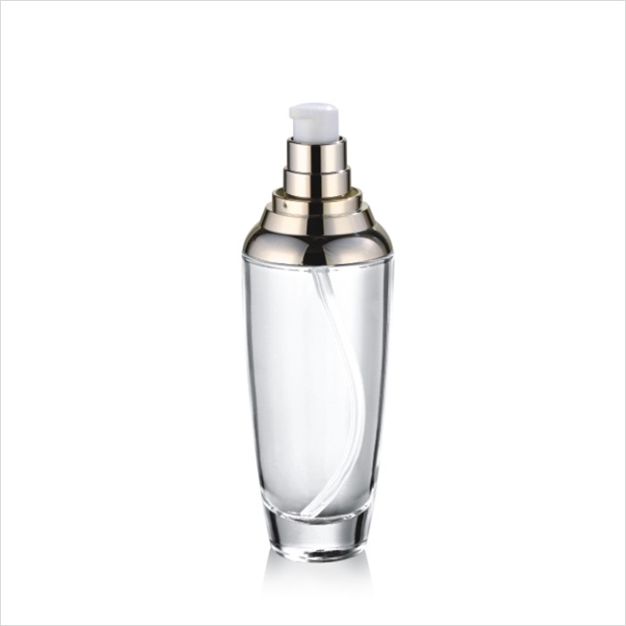 New design 30ml 40ml 80ml 100ml 120ml makeup liquid glass foundation cosmetic bottle 
