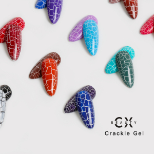 Caixuan Long Lasting Magic Crackle Effect Crackle Gel Nail Polish 28 colors 