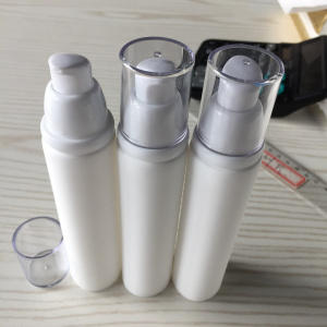 dia35mm white glossy lotion pump tube