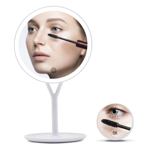 Y Stand with Makeup Tool Base Cosmetic LED Makeup Mirror with Ligh