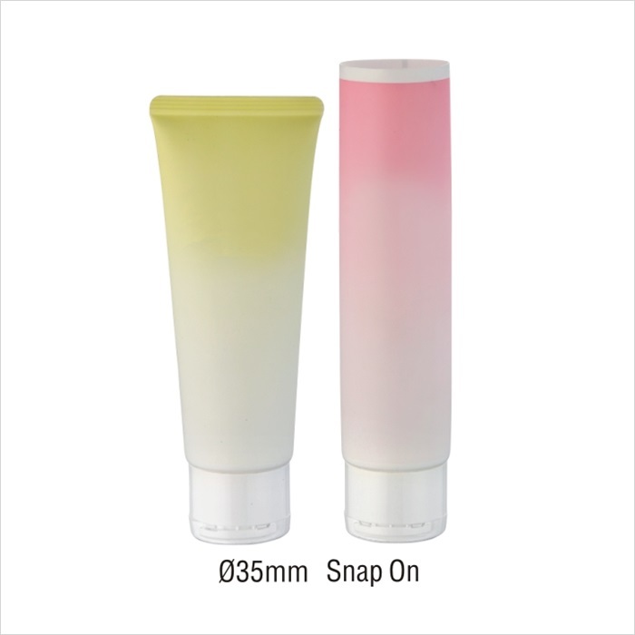 cosmetic packaging plastic tube gradient color cream tube packaging 