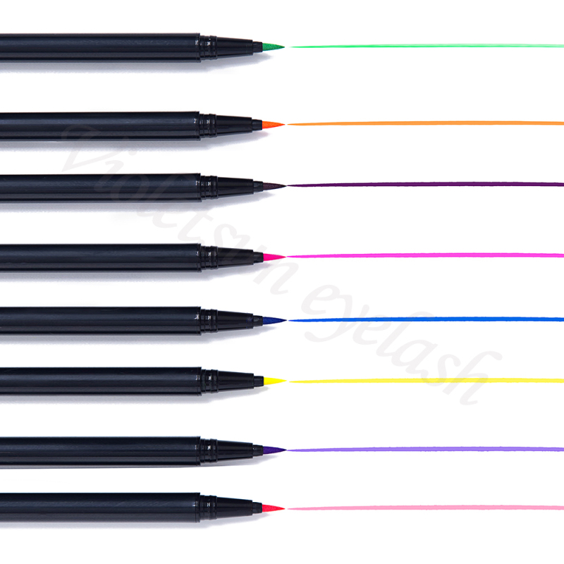 colorful adhesive eyeliner pen