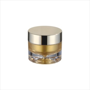 15g 30g 50g luxury empty gold round acrylic cream jar packaging 
