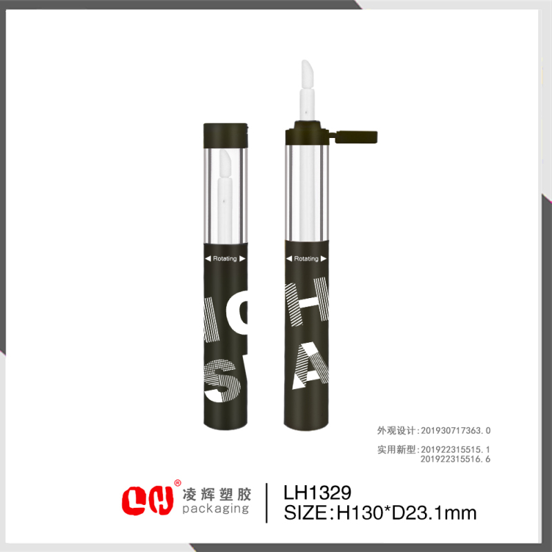 Shantou LINGHUI newest design patent cosmetic plastic tube with customized design 