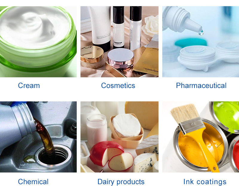 1000L Cream Paste Ointment Lotion Gel High Viscous Product  Vacuum Homogenizer Mixer 