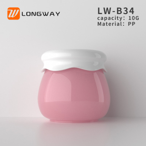 Longway wholesale 10g portable PP jam cream jar for cosmetic packaging products