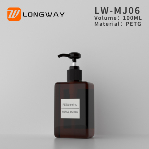 100ml Plastic PETG Lotion Pump Bottle Empty Shampoo Bottle Hand Wash Lotion Packaging Foam bottle