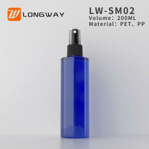 mist sprayer plastic spray bottle 200ml recycling pet bottles alcoho press commodity bottle products